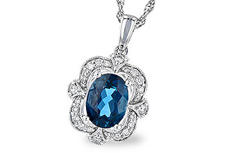 A273-61212: NECK 1.35 LONDON BLUE TOPAZ 1.50 TGW