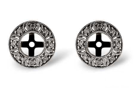 B000-90285: EARRING JACKETS .12 TW (FOR 0.50-1.00 CT TW STUDS)
