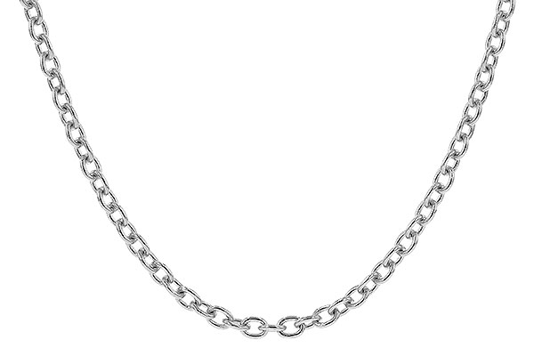C274-52121: CABLE CHAIN (24IN, 1.3MM, 14KT, LOBSTER CLASP)