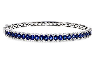 C275-43921: BANGLE 5.09 TW SAPPHIRE 5.65 TGW