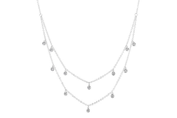 D274-46712: NECKLACE .22 TW (18 INCHES)