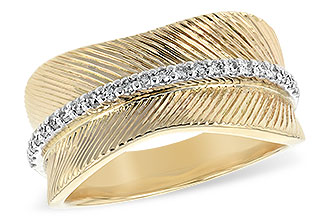 E189-91203: LDS WED RG .22 TW (Y/G & W/G)