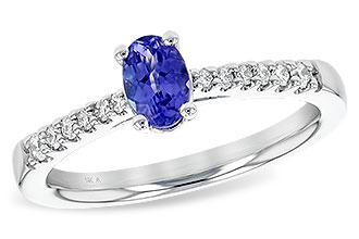 E190-89366: LDS RG .47 TANZANITE .62 TGW