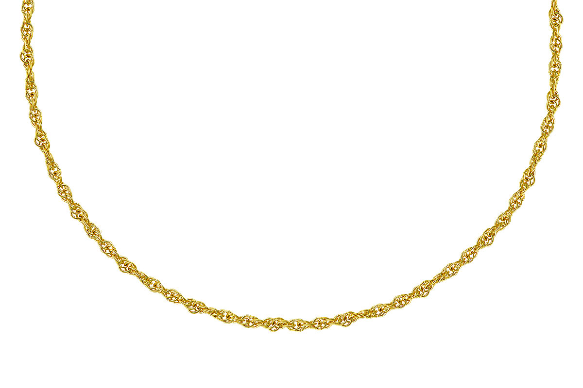 E274-51239: ROPE CHAIN (22IN, 1.5MM, 14KT, LOBSTER CLASP)