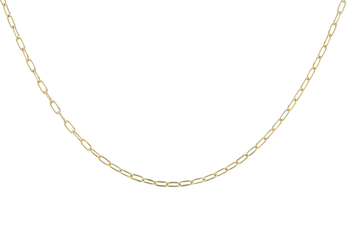 E274-51266: PAPERCLIP SM (8IN, 2.40MM, 14KT, LOBSTER CLASP)