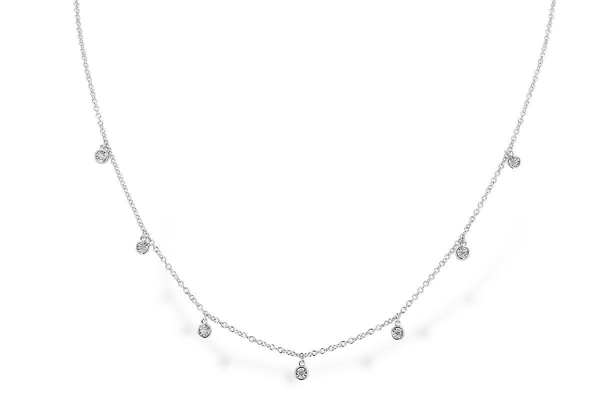 G274-46712: NECKLACE .12 TW (18")