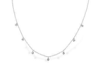 G274-46712: NECKLACE .12 TW (18")