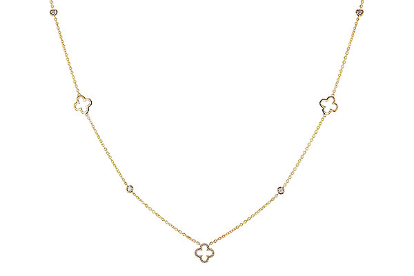 G275-38503: NECKLACE .20 TW (18")