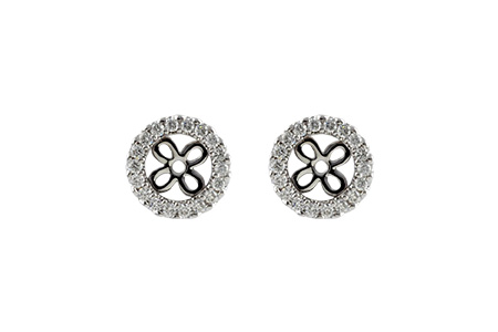 H188-13012: EARRING JACKETS .24 TW (FOR 0.75-1.00 CT TW STUDS)