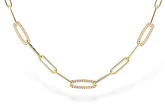 H274-45812: NECKLACE .75 TW (17 INCHES)