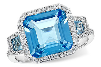 L190-89411: LDS RG 4.40 TW BLUE TOPAZ 4.60 TGW