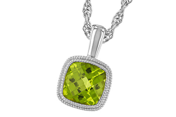 L274-51266: NECKLACE .95 CT PERIDOT