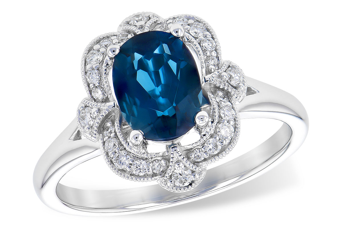 M273-61211: LDS RG 1.35 LONDON BLUE TOPAZ 1.50 TGW