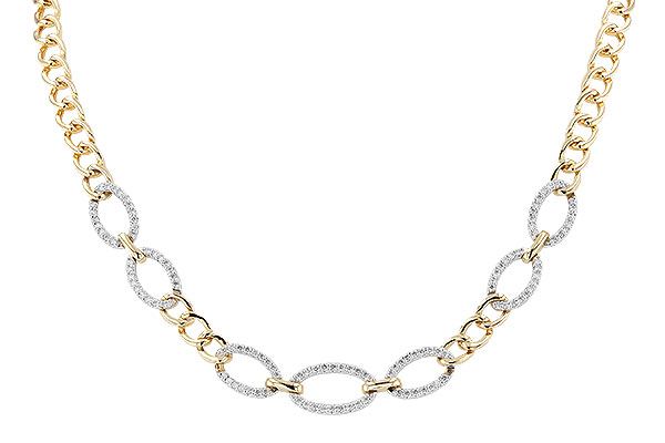 M274-47584: NECKLACE 1.12 TW (17")(INCLUDES BAR LINKS)